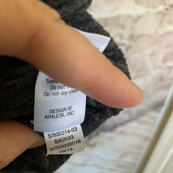 Athleta Space Dye Tranquility Cowl Neck Pullover M - Picture 5 of 11